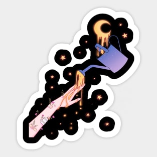 Moonlight watering Sticker